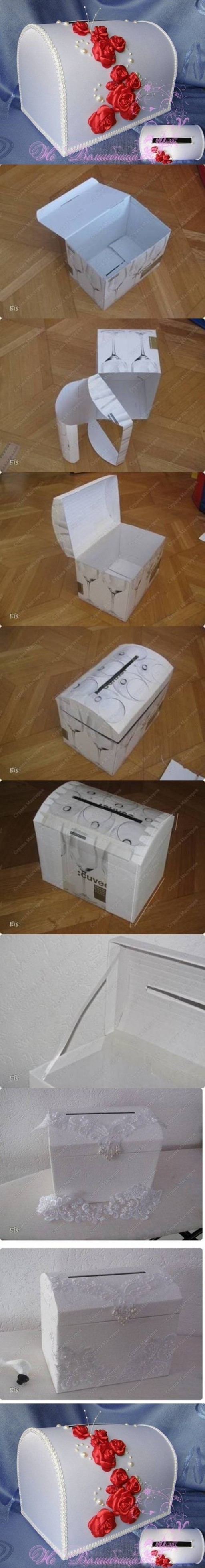 How to make Cardboard storage Box Art DIY tutorial instructions