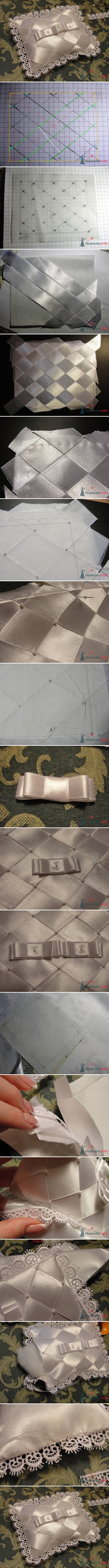 How to make Cushion Rings step by step DIY tutorial instructions