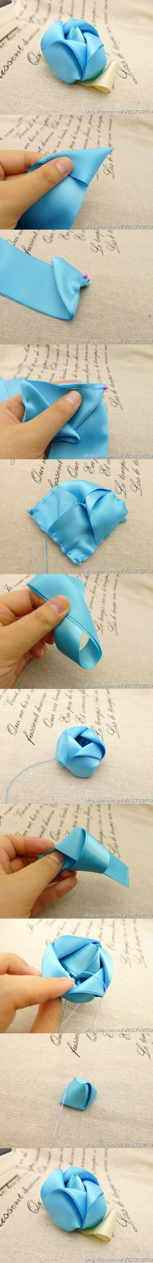 How to make Rosette Ribbons step by step DIY tutorial instructions