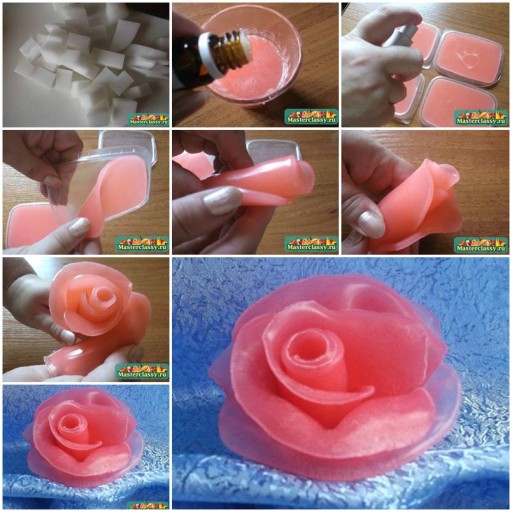 How to make Soap Flowers Internet Tutorial instructions thumb