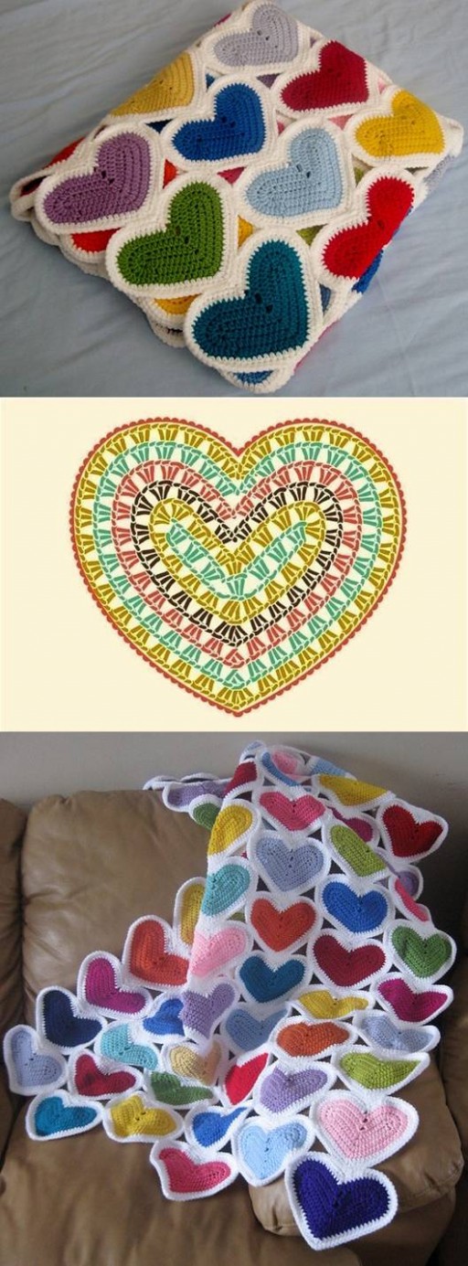How to make handmade Heart custom Baby Blankets DIY tutorial instructions
