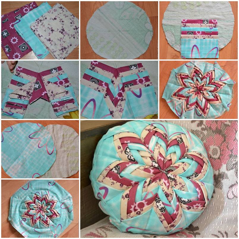 How to sew Decorative Pillows step by step DIY tutorial instructions
