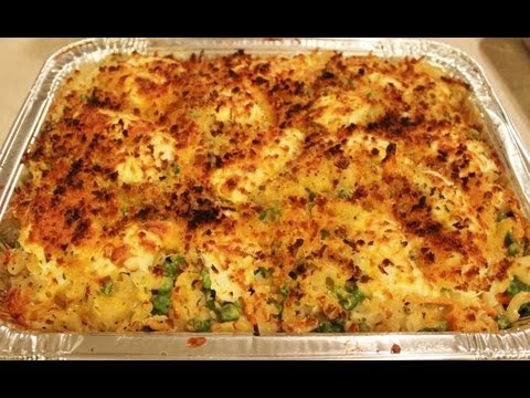 Culinary class – How to cook four cheese baked vegetable Mac and Cheese step by step DIY tutorial instructions