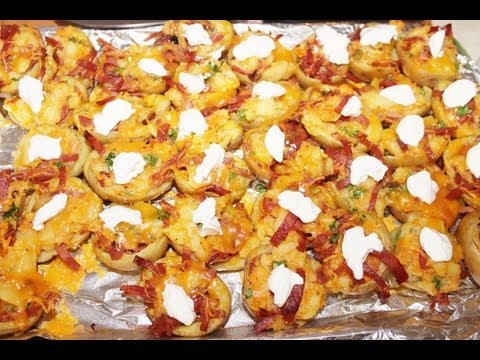 Culinary class time – How To cook Turkey bacon potato poppers step by step DIY tutorial instructions