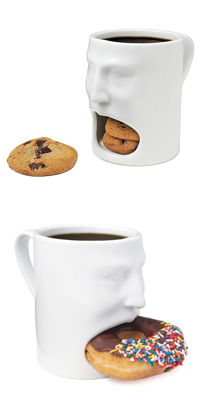 funny cookie face mugs