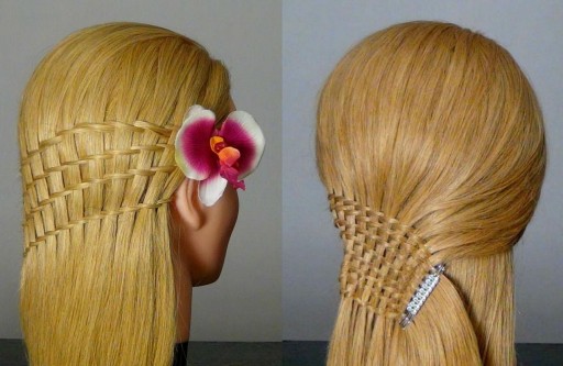 How to do waterfall twist hairstyles for long hair tutorial step by step instructions