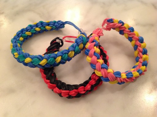 How to make a Double Braid Rainbow Loom Bracelet design DIY tutorial step by step instructions