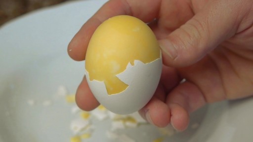 How to Scramble Eggs Inside Their Shell DIY tutorial step by step instructions