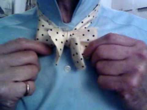 How to tie a Bow Tie step by step DIY tutorial instructions