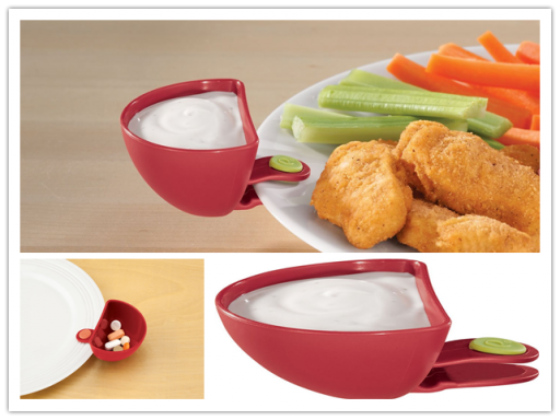 Creative plate dip clips