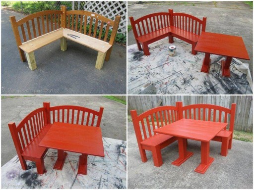 How to build Kids corner bench step by step DIY tutorial instructions