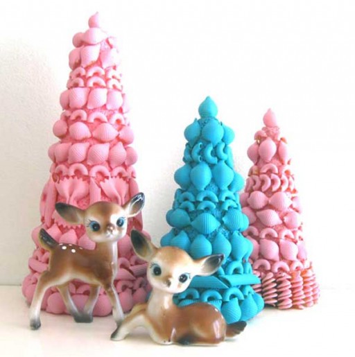 How to make cute X'mas trees with pasta step by step DIY tutorial instructions