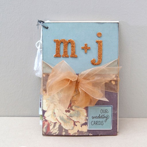 How to make romantic mini-album wedding card step by step DIY tutorial instructions