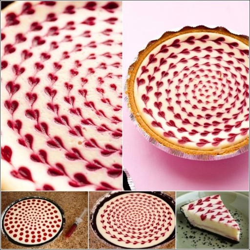 How to make white chocolate raspberry cheesecake recipe step by step DIY tutorial instructions