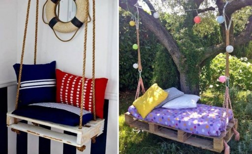How to re-purpose pallets into simple sofa