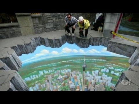 How to make inspirational 3D street art painting from professional artisit Tracy Lee Stum