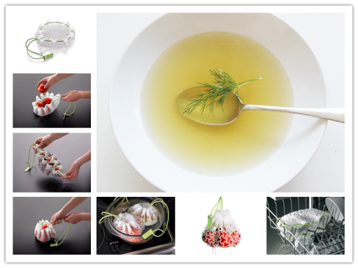 Culinary classes - How to cook tasteful clear soap with Lekue cooking mesh bag step by step DIY tuto