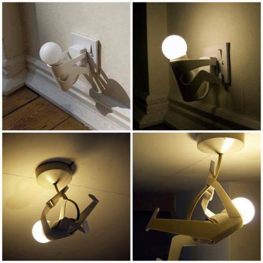 Cute Martyr boy LED auto sensor night lights