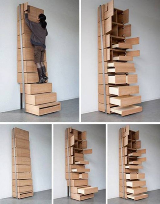 How to build efficient DIY storage staircase step by step tutorial instructions