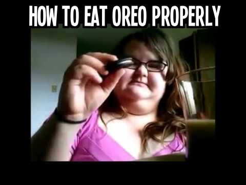How to eat an oreo cookie properly step by step DIY tutorial instructions