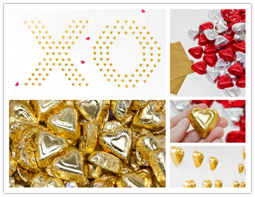 How to make DIY chocolate heart wall art decoration step by step tutorial instructions