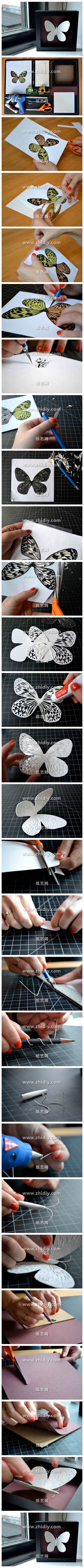 How to make beautiful DIY 3D butterfly gifts for mothers day step by step tutorial instructions