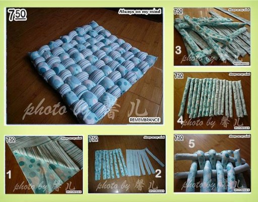 How to make cute DIY braided pillow step by step tutorial instructions thumb