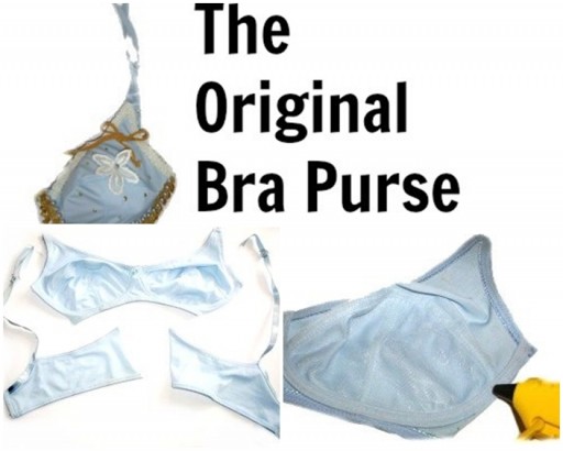 How to sew DIY the original bra purse step by step tutorial instructions