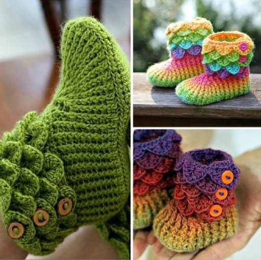 crocodile-little-girl-crochet-booties