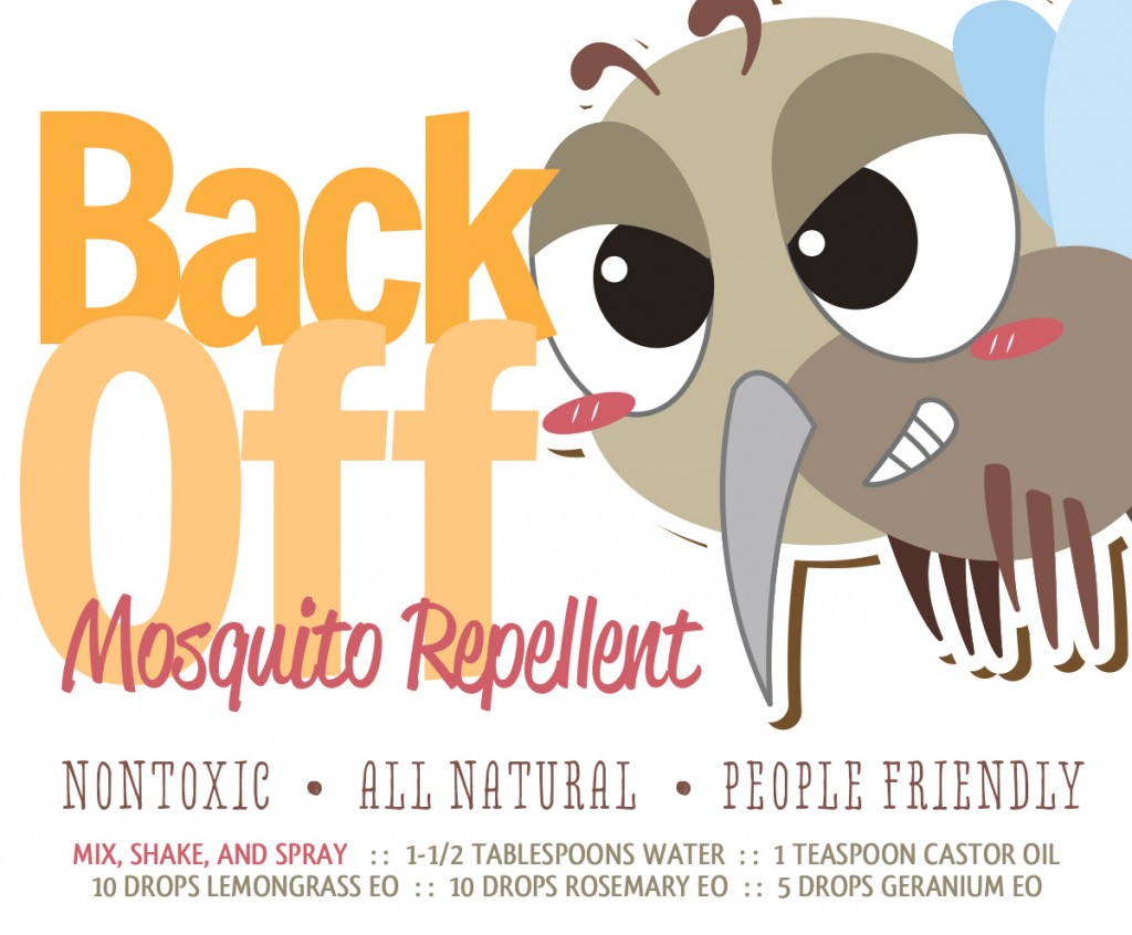 How to make non-toxic, all natural, people friendly DIY mosquito repellent step by step tutorial instructions and recipe 2