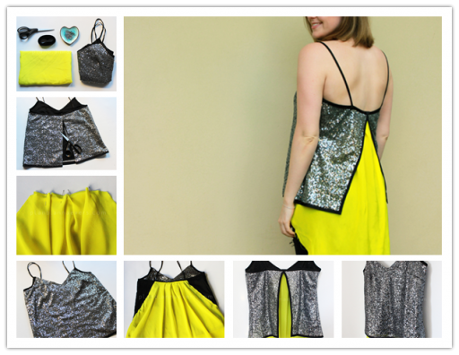 How to make pretty DIY top to wear on holidays step by step tutorial instructions