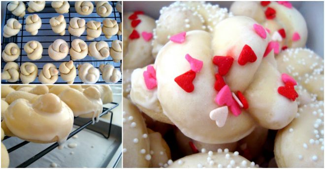 sweet love knot Italian cookies
