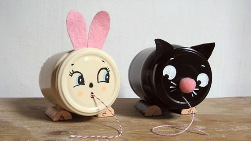 How to make cute DIY string holder step by step tutorial instructions