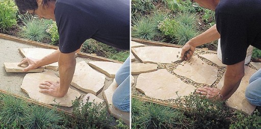 How To Make Flagstone Garden Path Step By Step DIY Tutorial Instructions 4