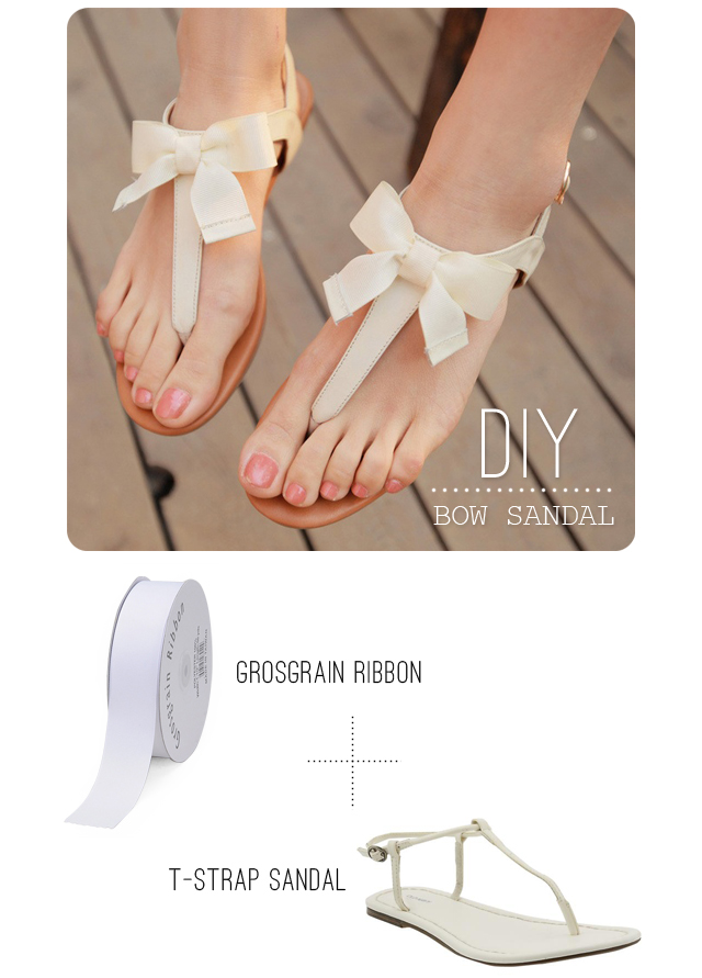 How To Make Simple & Beautiful DIY Bow Sandals