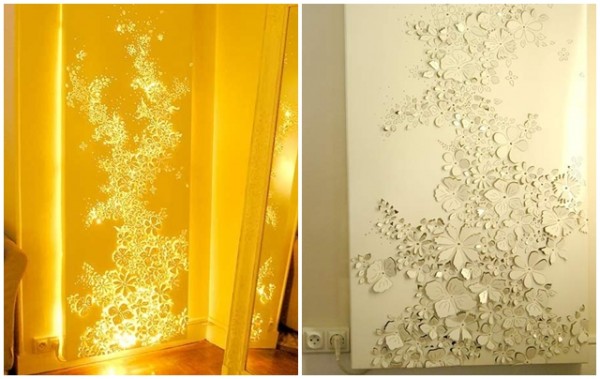 DIY Light Canvas Sculpture Art