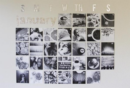 How To Make DIY Instgram Calendar