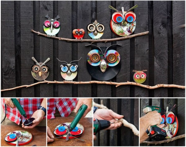 How To Make Recycled Owl Art