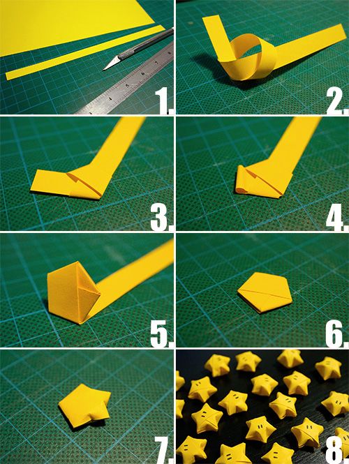 How To Fold Colorful Paper Stars 1