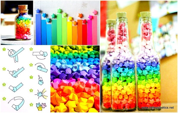 How To Fold Colorful Paper Stars