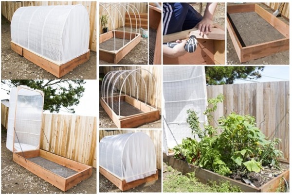 How To Make DIY Removable Greenhouse Cover