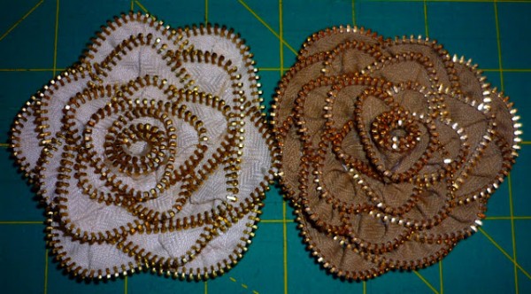 How To Make DIY Zipper Roses 1