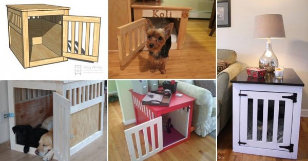 Pet Kennel End Table Tutorial