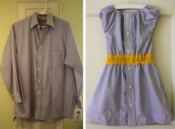 Great Use Of Dad's Shirts