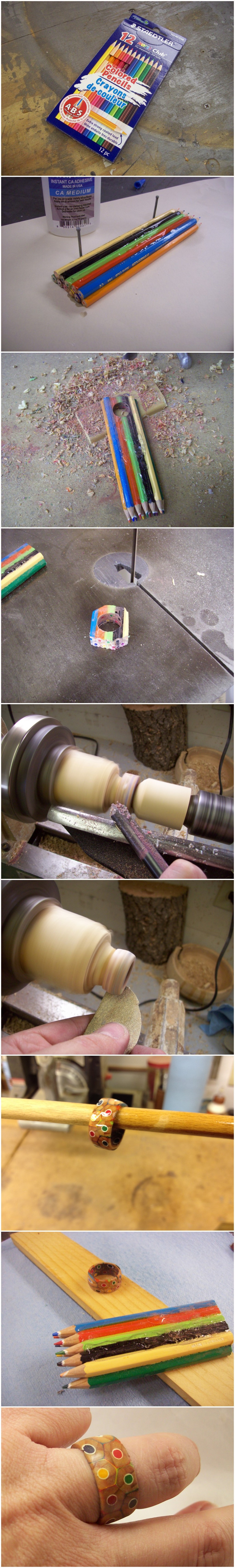 He Glues A Bunch Of Pencils Together. The Results I Am Speechless! 3