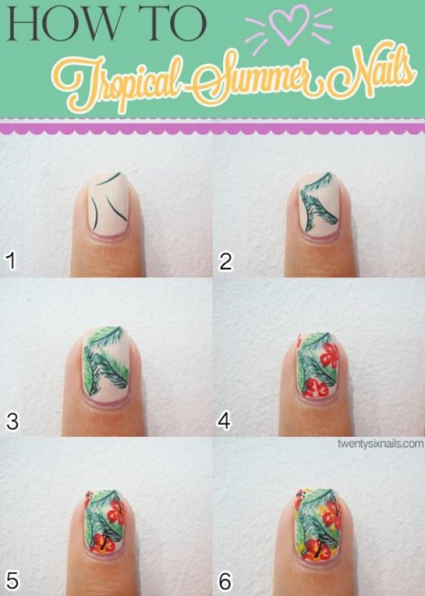 14 Summer Nail Art Tutorials 1