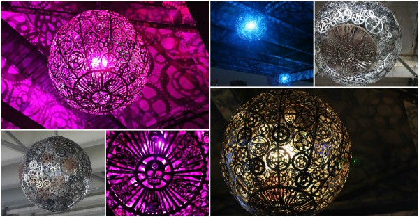 Chandeliers Made From Recycled Bike Parts 1