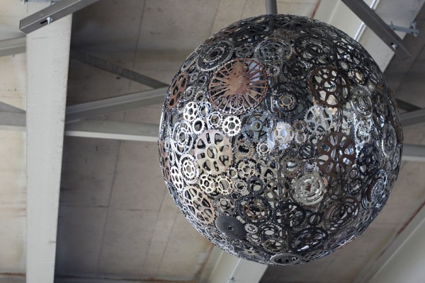 Chandeliers Made From Recycled Bike Parts 2