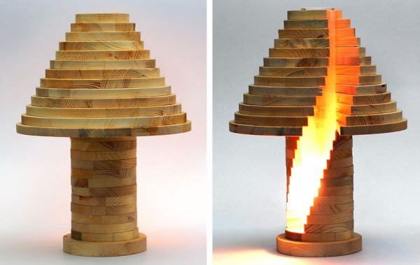 Cool DIY Stacked Lamp 9