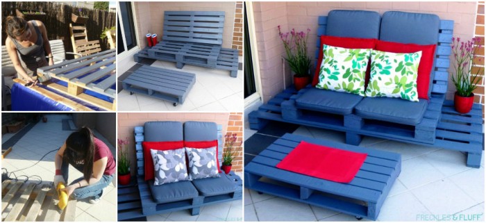 DIY Wooden Pallet Lounge Chair | How To Instructions